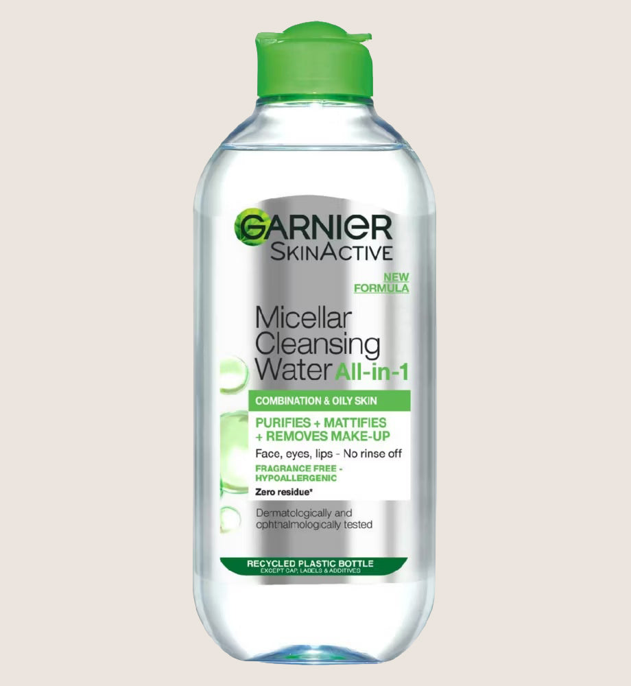 Garnier Micellar Water Facial Cleanser Combination Skin 400ml
