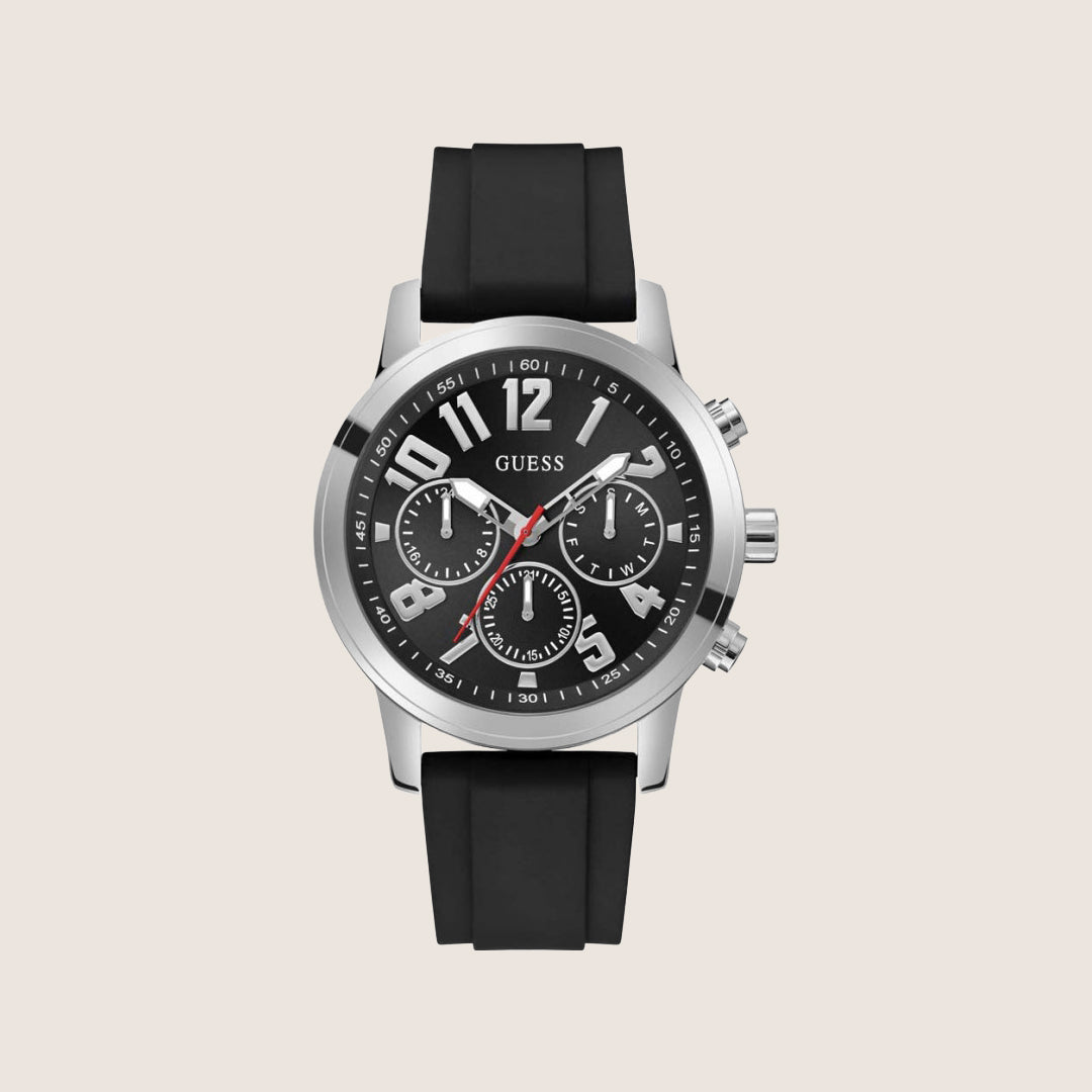 Guess Mens Parker Watch Black Dial GW0708G1