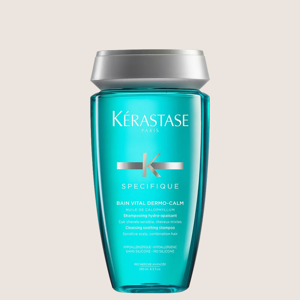 Kérastase Specifique, Cleansing Shampoo, For Sensitive Scalps & Combination Hair, With Glycerine, Bain Vital Dermo-Calm, Cleansing Formula 250ml