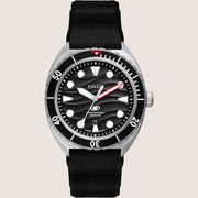Fossil Men's Breaker Black Dial Black Silicone Watch FS6062