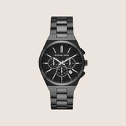 Michael Kors Men's Lennox Chronograph Blue Dial Two-Tone Stainless Steel Watch MK9146