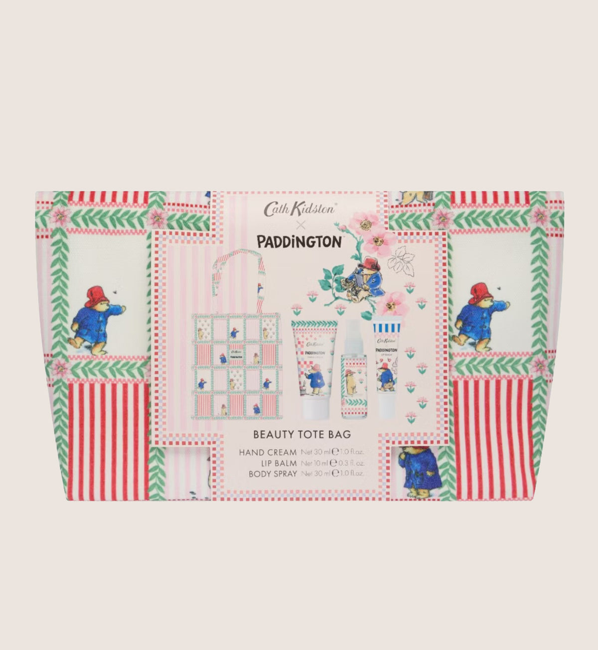 Cath Kidston x Paddington Beauty Tote Bag Bath & Body Gift Set For Her