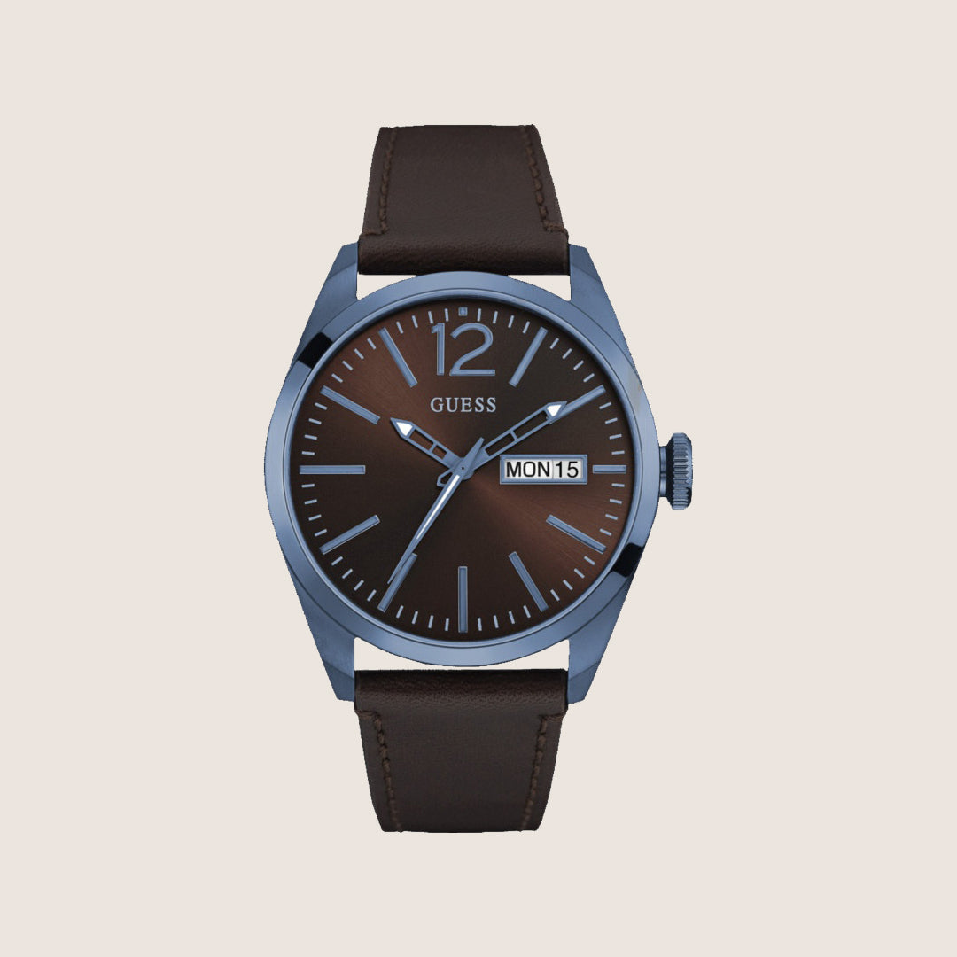 Guess Mens Watch Blue Dial W0658G8