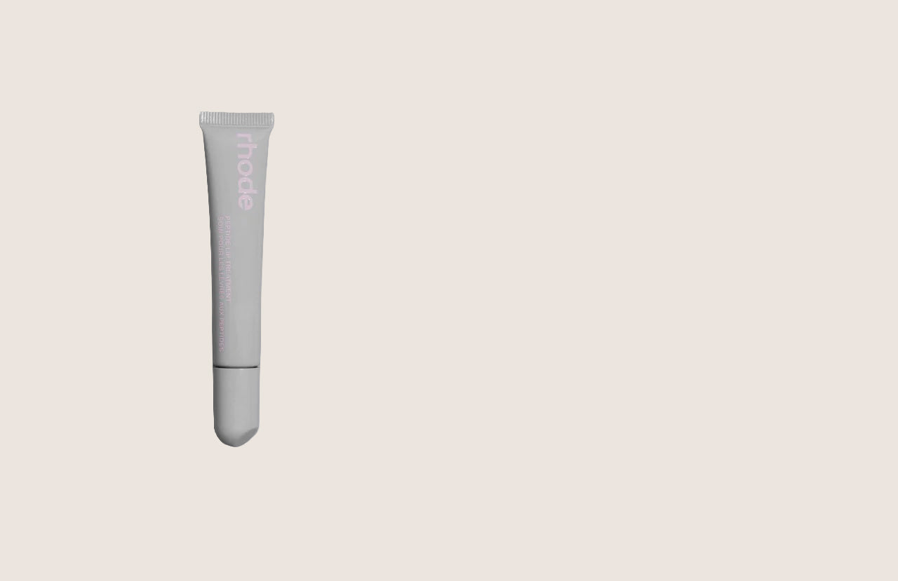 Rhode Skin Peptide Lip Treatment Strawberry Glaze Glossy Nourishing Hydrating Lip Balm 10ml