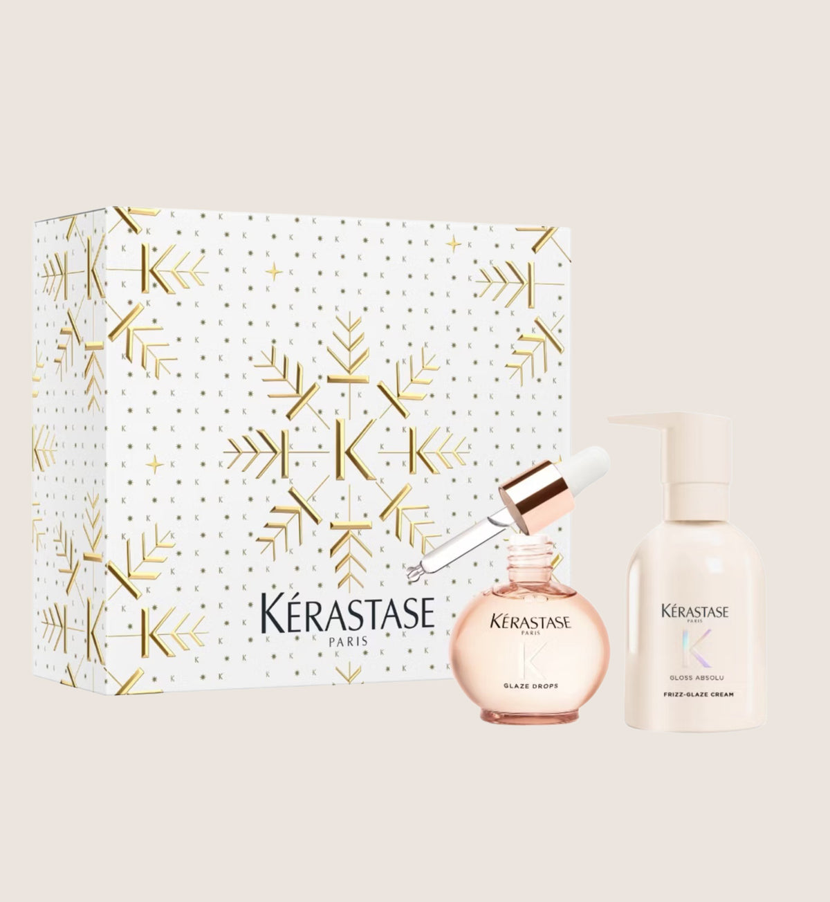 Kérastase Gloss Absolu Oil 45ml And Gloss Creme Cream 240ml Duo Beauty Gift Set For Her