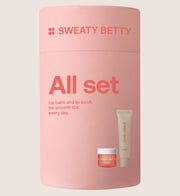 Sweaty Betty All Set Lip Balm & Scrub Duo Beauty Gift Set For Her