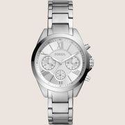 Fossil Modern Courier Silver Steel Bracelet Watch BQ3035