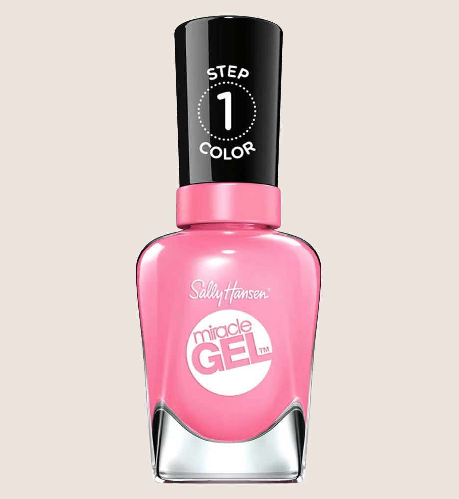 Sally Hansen Miracle Gel Nail Polish, Pink Cadillaquer