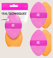 Real Techniques 2 in 1 Powder Puff Duo Puff Dual-Ended