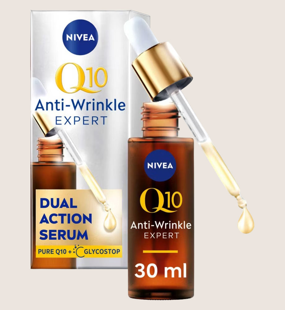 NIVEA Q10 Anti-Wrinkle Expert Dual Action Anti-Glycation Serum With Q10 30ml