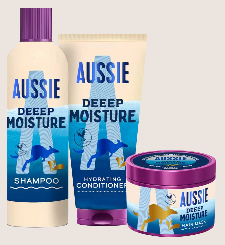 Aussie DEEP Moisture Bundle Volume Hair Care Essential