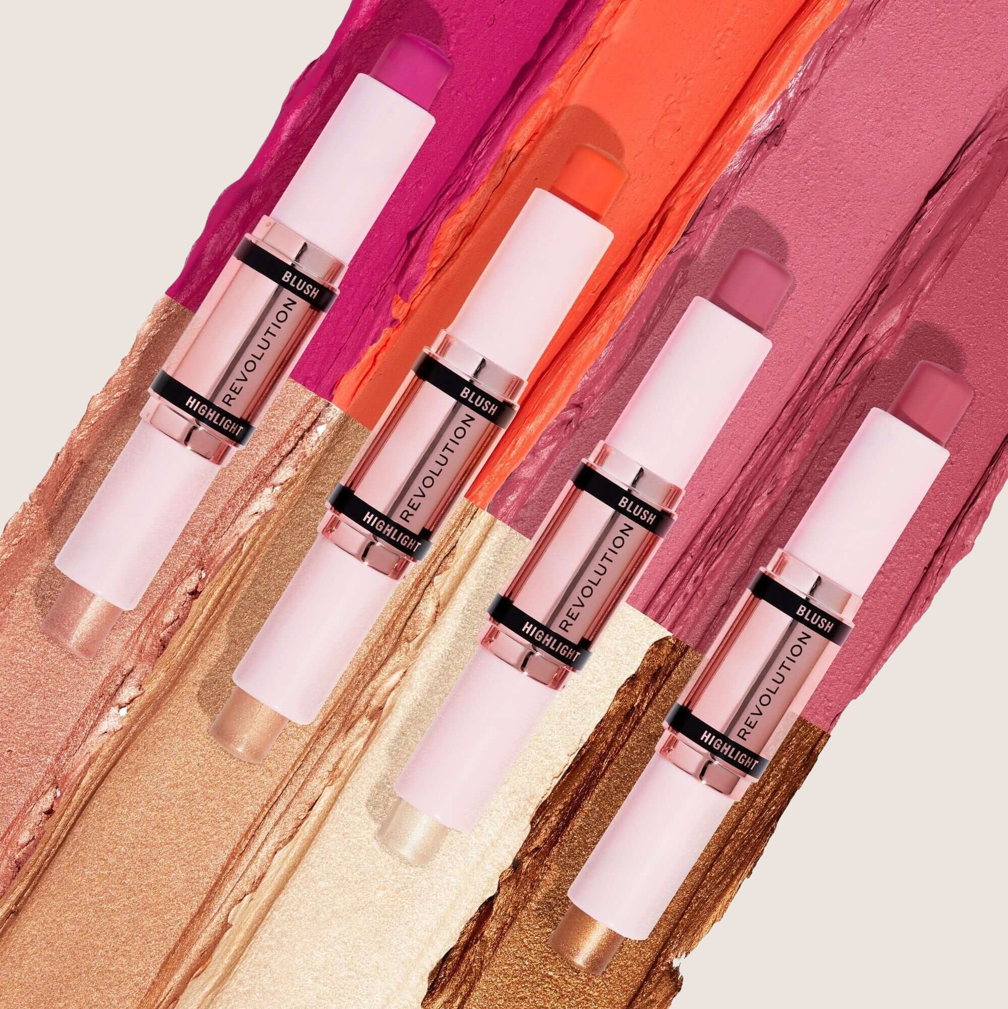 Revolution Blush & Highlight Stick Luminous Glow
