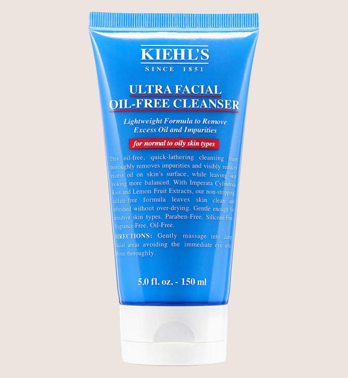 Kiehl's Ultra Facial Oil-Free Foaming Cleanser for Normal to Oily Skin 150ml