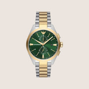 Emporio Armani Men's Watch Two-Tone Steel Bracelet Fashionable AR11511