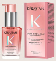 Kérastase Chroma Hair Oil Huile Chroma Éclat Bottle, for Fine to Medium Hair with Amino Acid & Lactic Acid Nourishing Oil 30ml