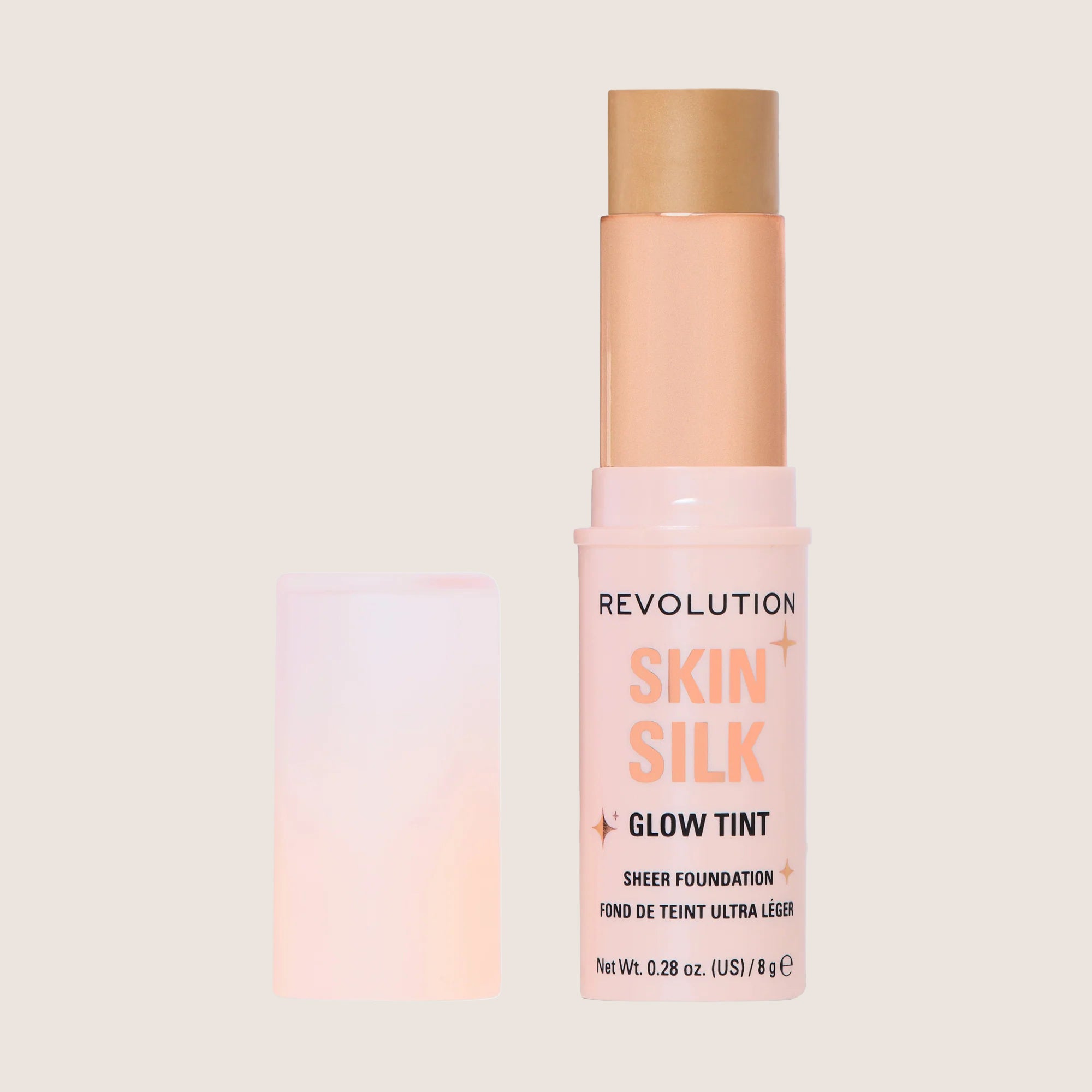 Revolution Skin Silk Glow Tint Sheer Foundation Stick Flawless Base