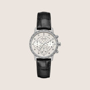 Guess Women's Silver Dial Watch Silver Dial W0957L2