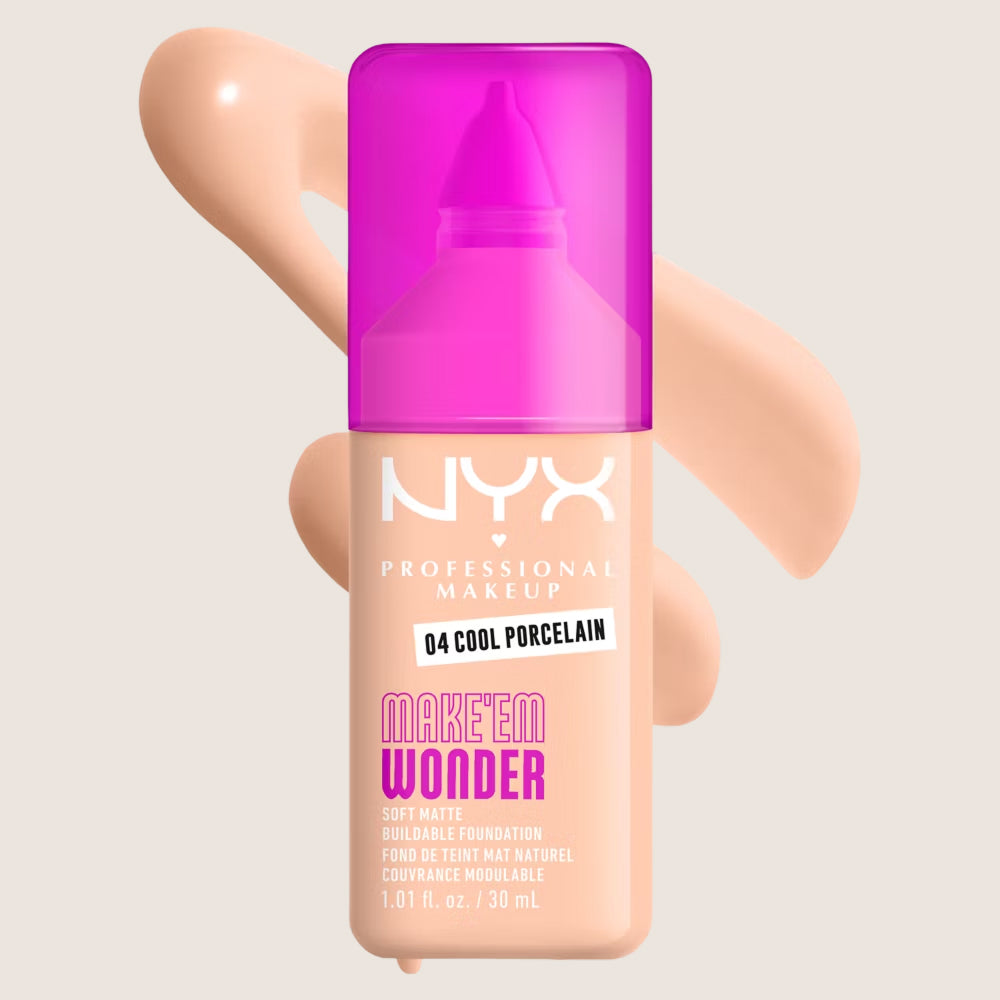 NYX Professional Makeup Make EM Wonder 24H Soft Matte Foundation 24-Hour Wear