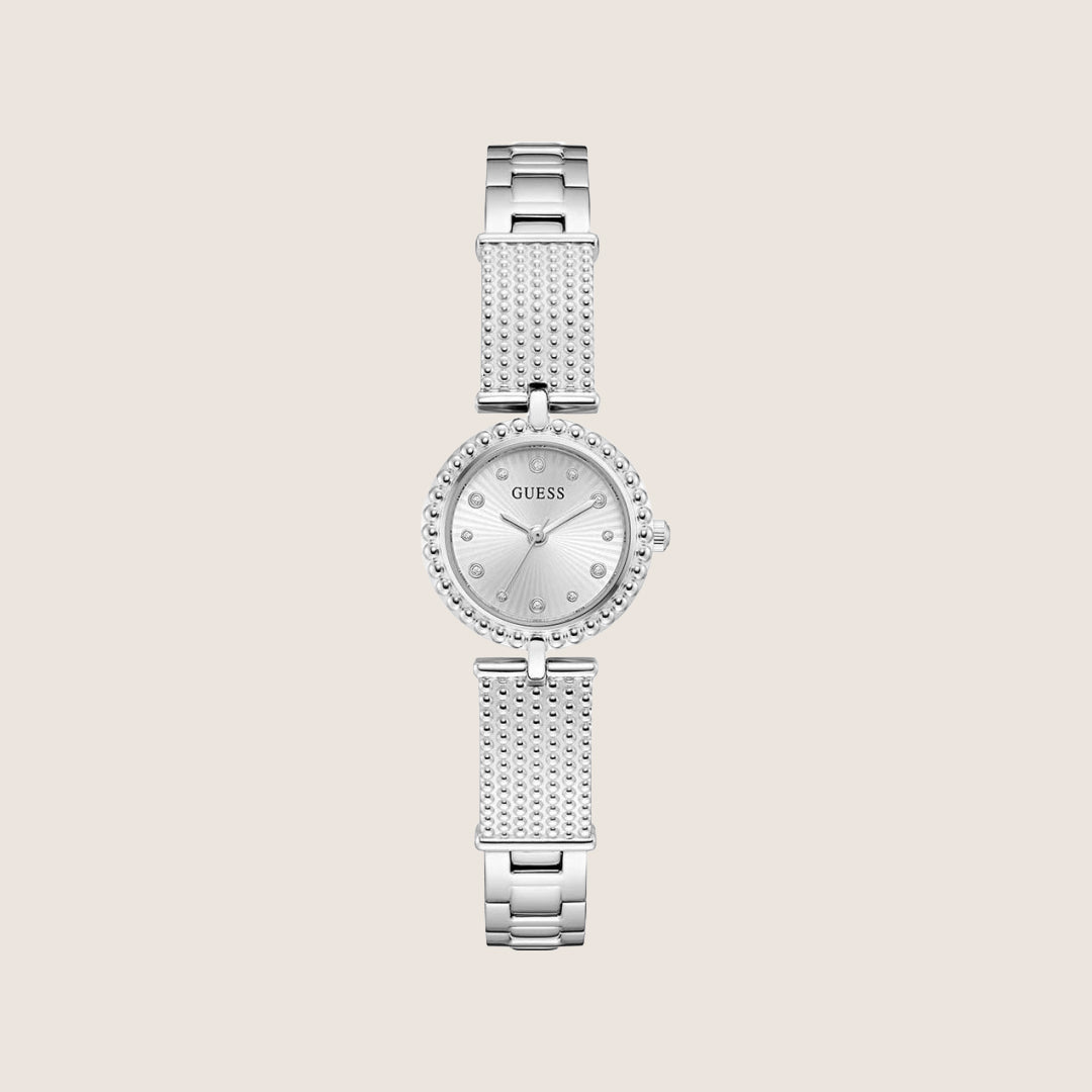 Guess Women's Holly Watch Crystal-Set Silver Dial GW1017L1