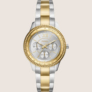 Fossil Stella Two Tone Steel Bracelet Watch ES5107