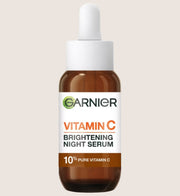 Garnier Targeted Anti Dark Spot Night Serum for Face 10% Pure Vitamin C & Hyaluronic Acid With Vitamin C 30 ml