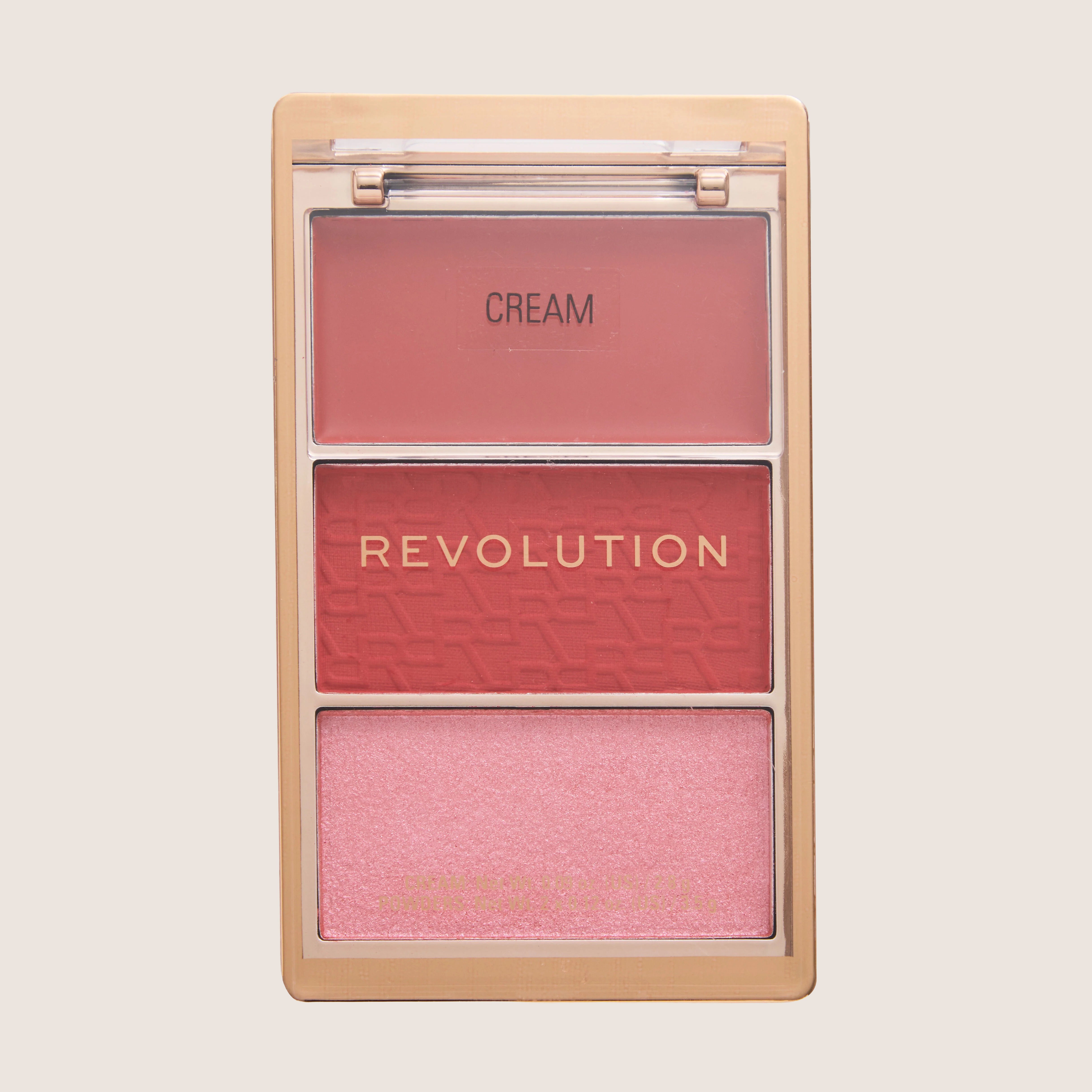 Revolution Blush Icon Palette Pigmented Flush