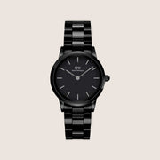 Daniel Wellington Women's Iconic Link Ceramic Black 32mm Dial Watch DW00100414