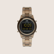 Daniel Wellington Women's Retro Digital 36mm Brown Case Black Dial Watch DW00100761