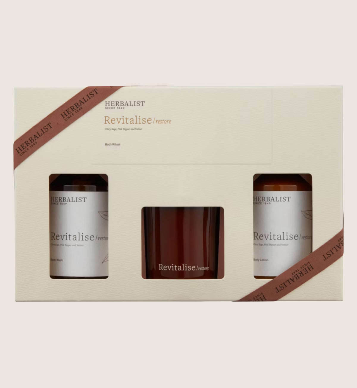Herbalist Revitalise Bath Ritual Bath & Body Gift Set For Her