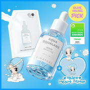 [Valen EDITION] S.NATURE Aqua Squalane Serum 50ml Refill Set (+Refill 50ml+Heart Mirror)