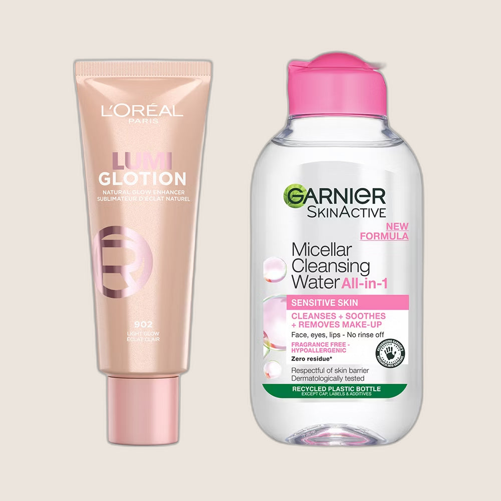 L'Oréal Paris Lumi Glotion Light & Garnier Micellar Water Duo 100ml
