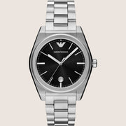Emporio Armani Mens Watch Silver Stainless Steel Bracelet AR11622