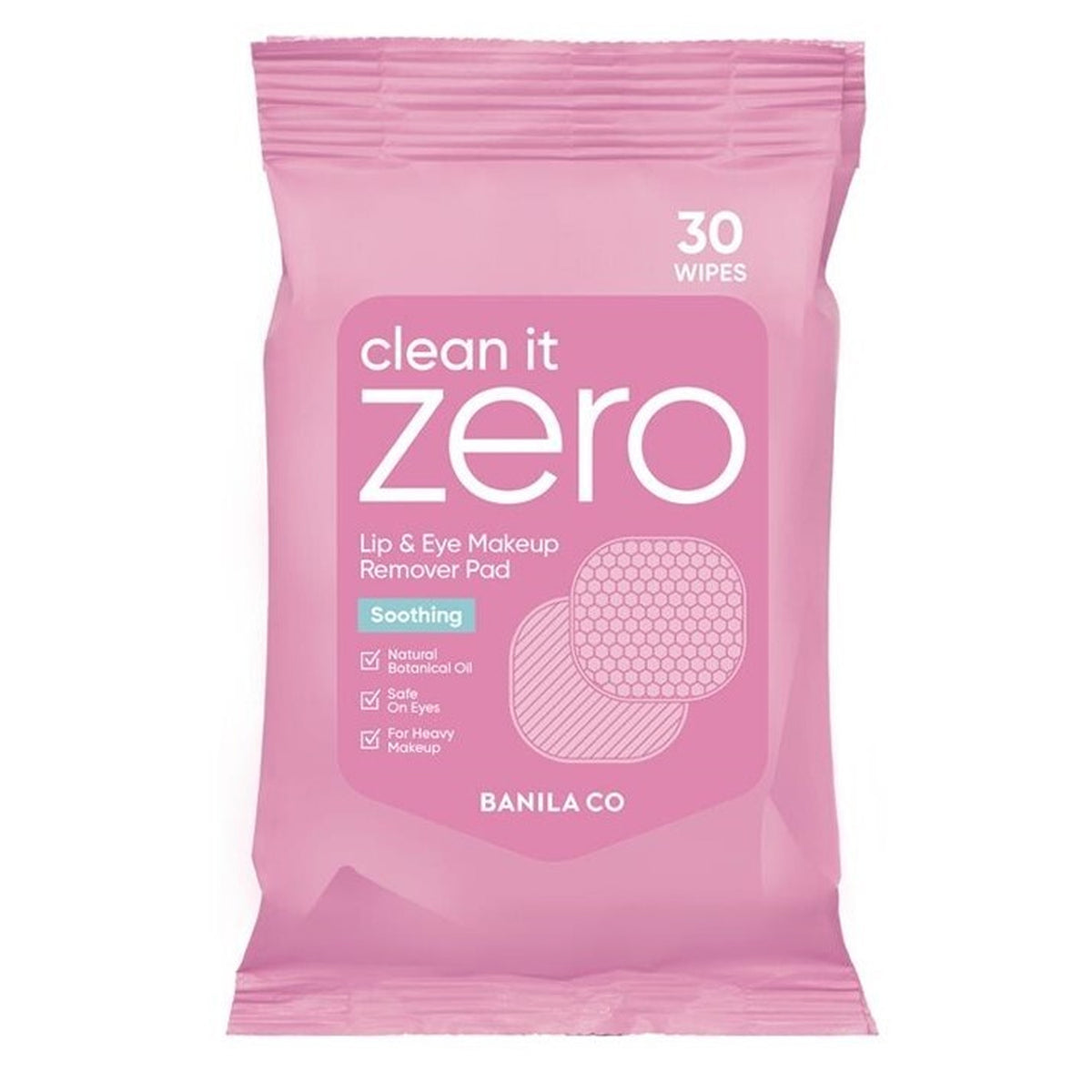 BANILA CO Clean It Zero Soothing Lip & Eye Remover Pad 30P