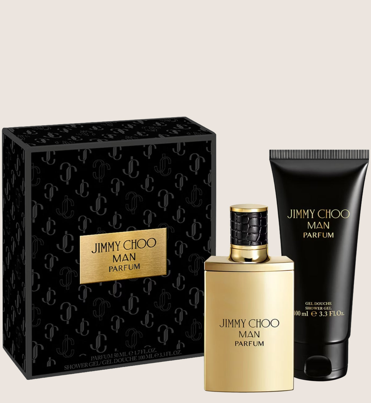 Jimmy Choo Man Parfum Gift Set Eau De Parfum 50ml + Shower Gel 100ml Fragrance Gift Set For Him