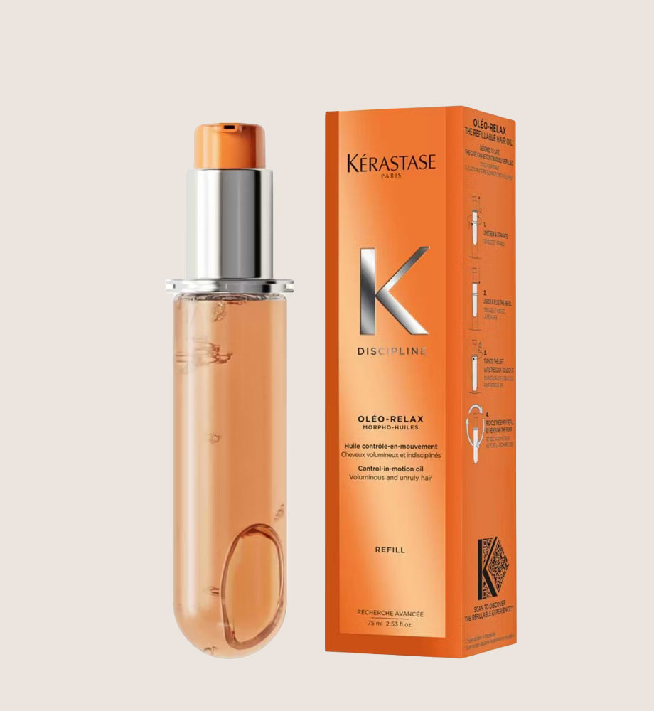 Kérastase Oleo-Relax Hair Oil Morpho Huile Refill Capsule, for Dry and Frizz-prone Hair with Marula Oil Nourishing Oil 75ml