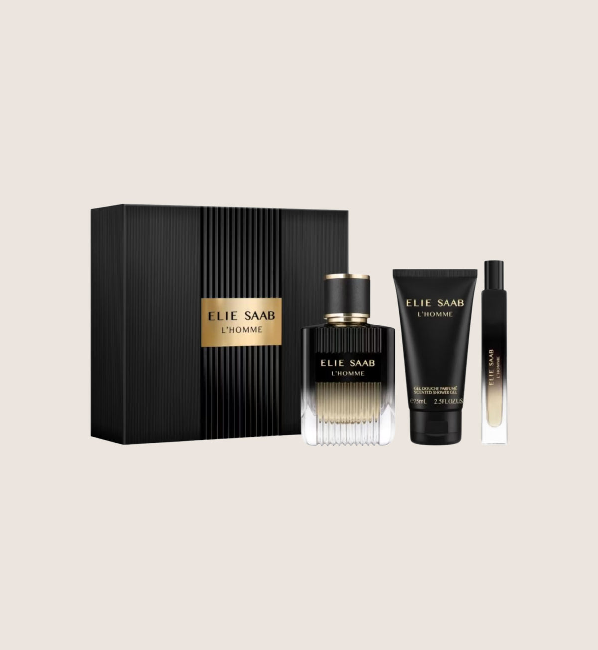 Elie Saab L’Homme Eau De Parfum & Shower Gel Fragrance Gift Set For Him