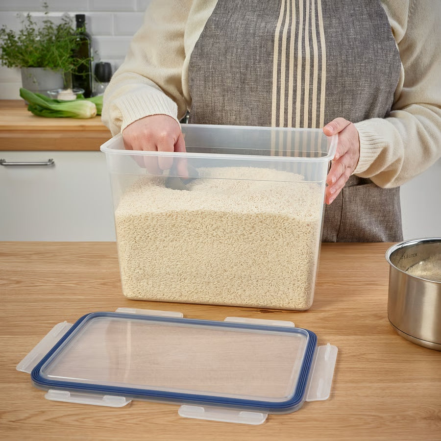 IKEA 365+ Food Container Polypropylene Plastic 10.6L | Large Rectangular 32x21x22 cm