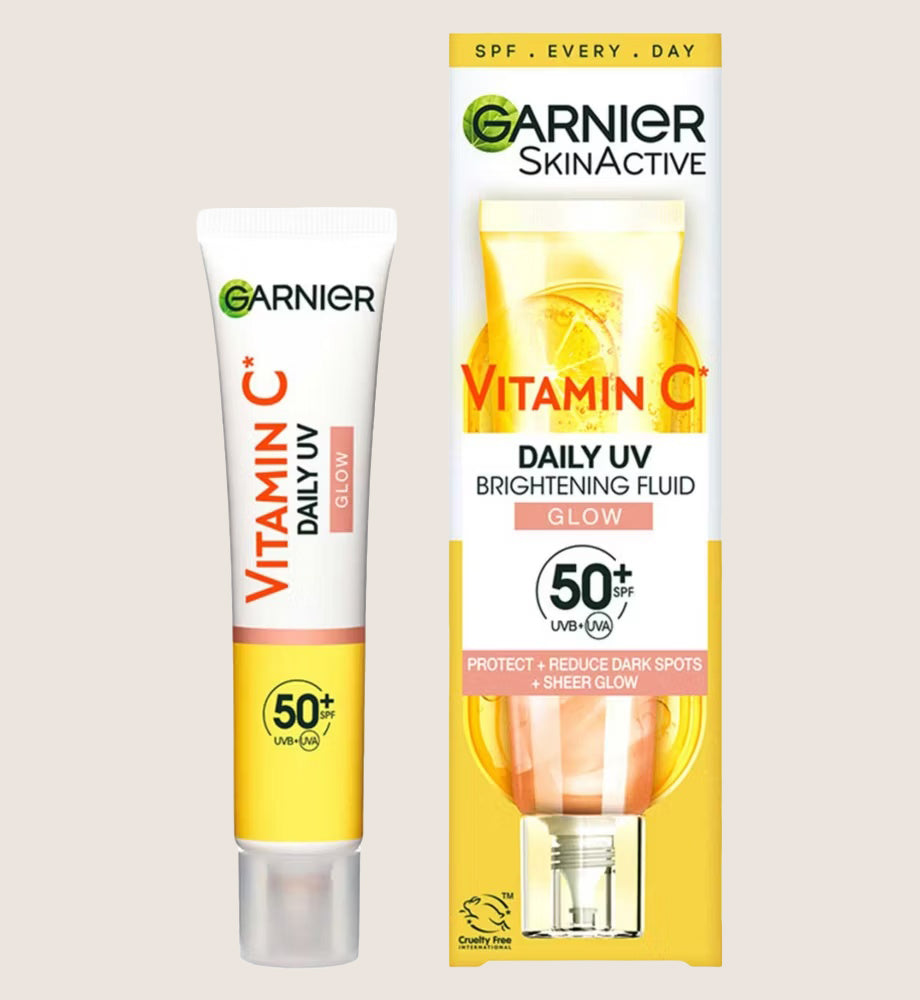 Garnier Vitamin C Daily UV Brightening Fluid Sheer Glow, SPF50+