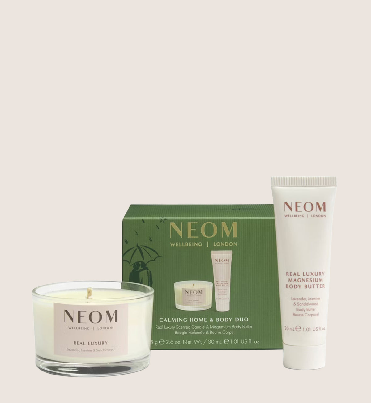 Neom Wellbeing Calming Home And Body Duo 2026 Bath & Body Gift Set For Her