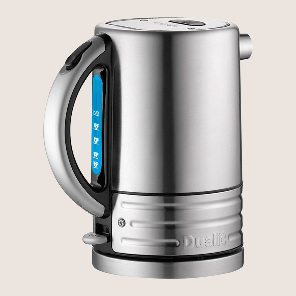 DUALIT Architect 72905 Jug Kettle with Hand-Finished Body 1.5L - Stainless Steel & Black