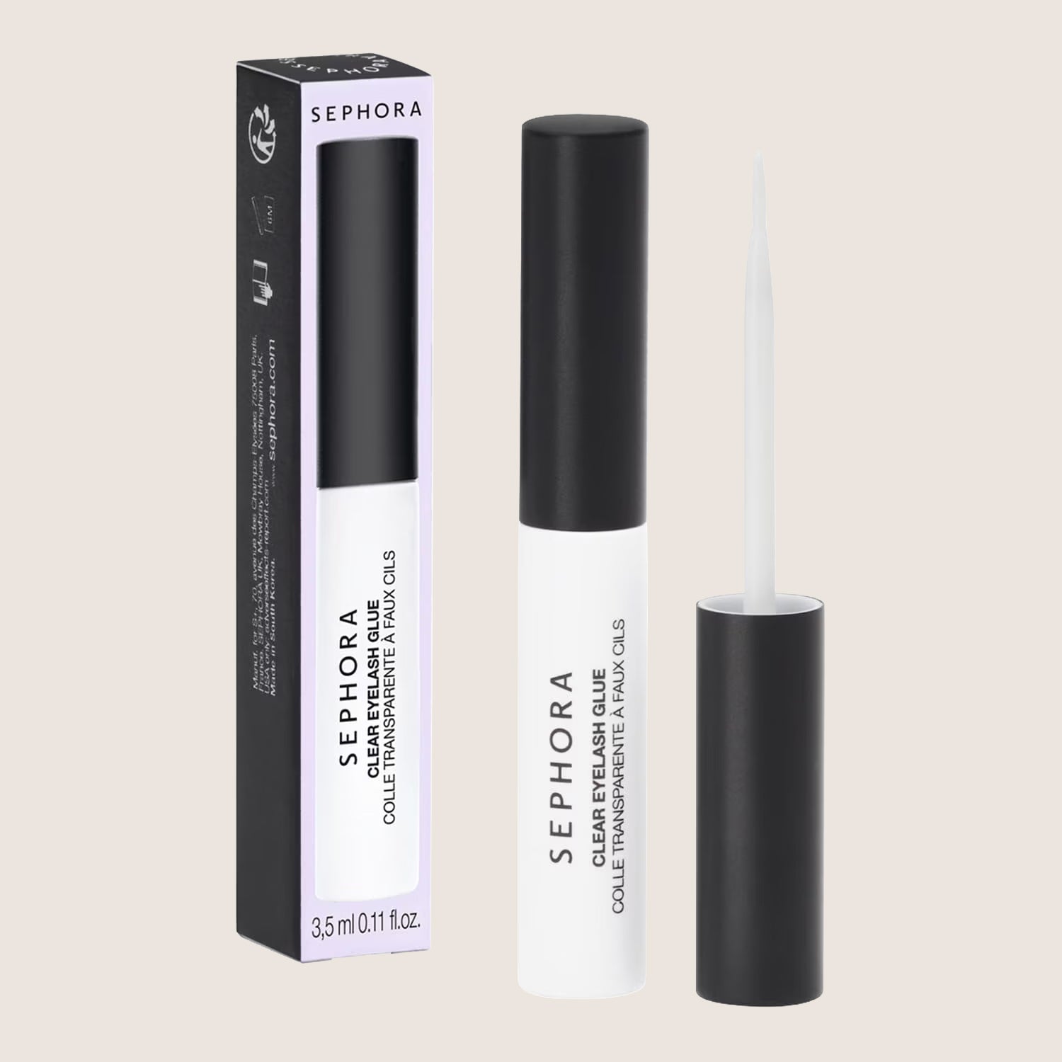Sephora Collection Clear Eyelash Glue 24-Hour Hold Invisible Finish