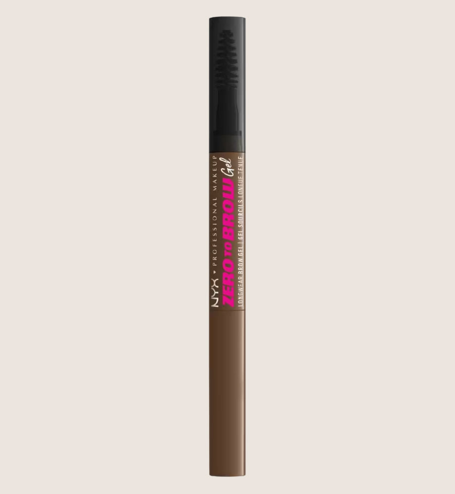NYX Professional Makeup Zero To Brow Longwear Vegan Tinted Eyebrow Gel Long-Lasting
