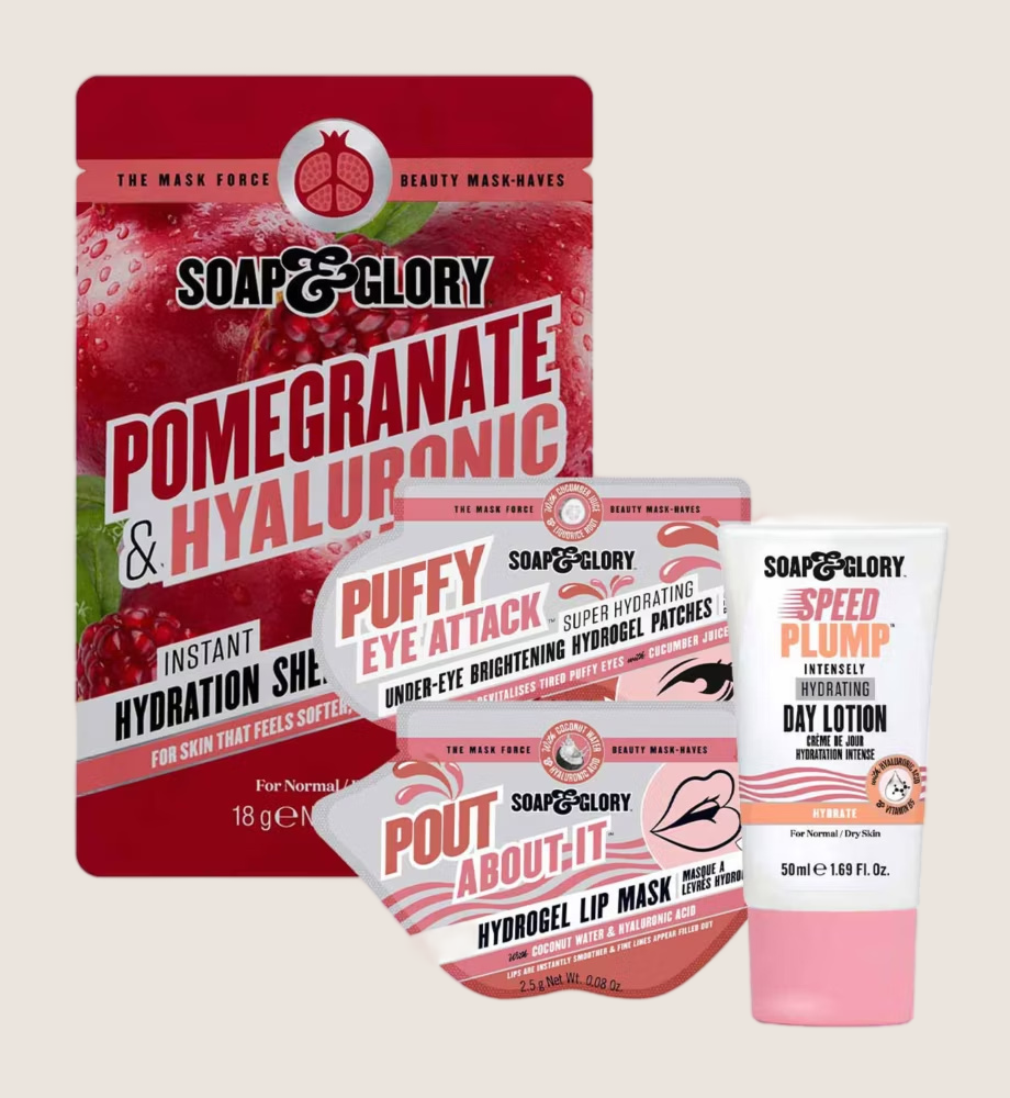 Soap & Glory Hyaluronic Acid Bundle With Hyaluronic Acid Gentle Cleanse