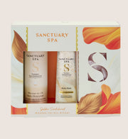 Sanctuary Spa Golden Sandalwood Mousse To Oil Ritual Bath & Body Gift Set For Her