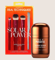 Real Techniques Face Brush & Isle of Paradise Bronzer Set Vegan & Cruelty Free