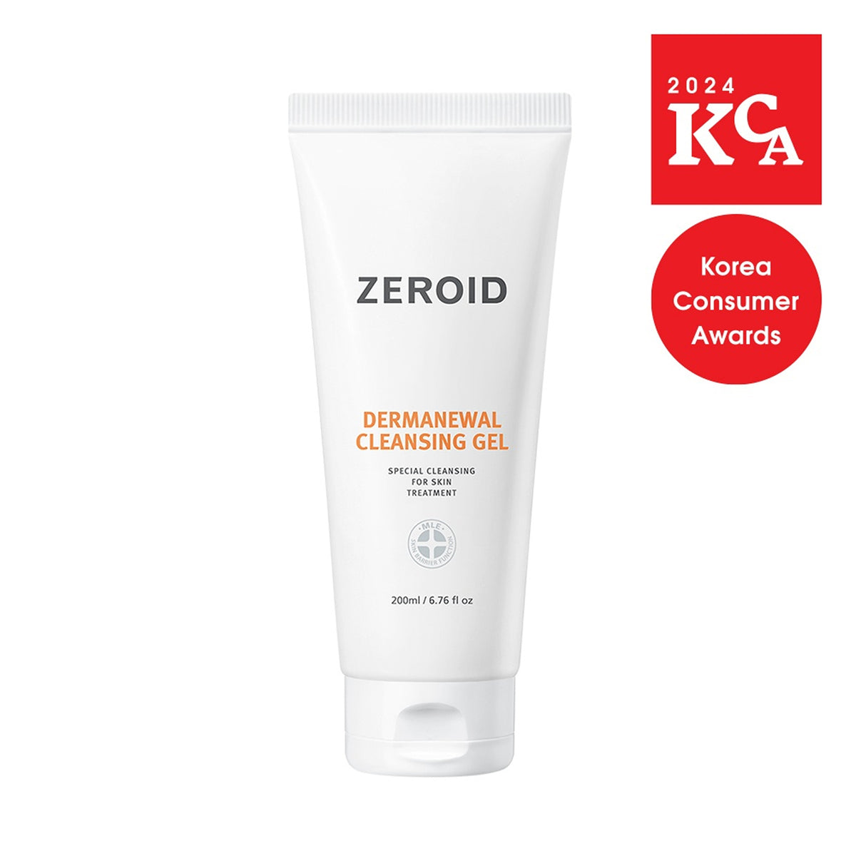 ZEROID Dermanewal Cleansing Gel 200ml