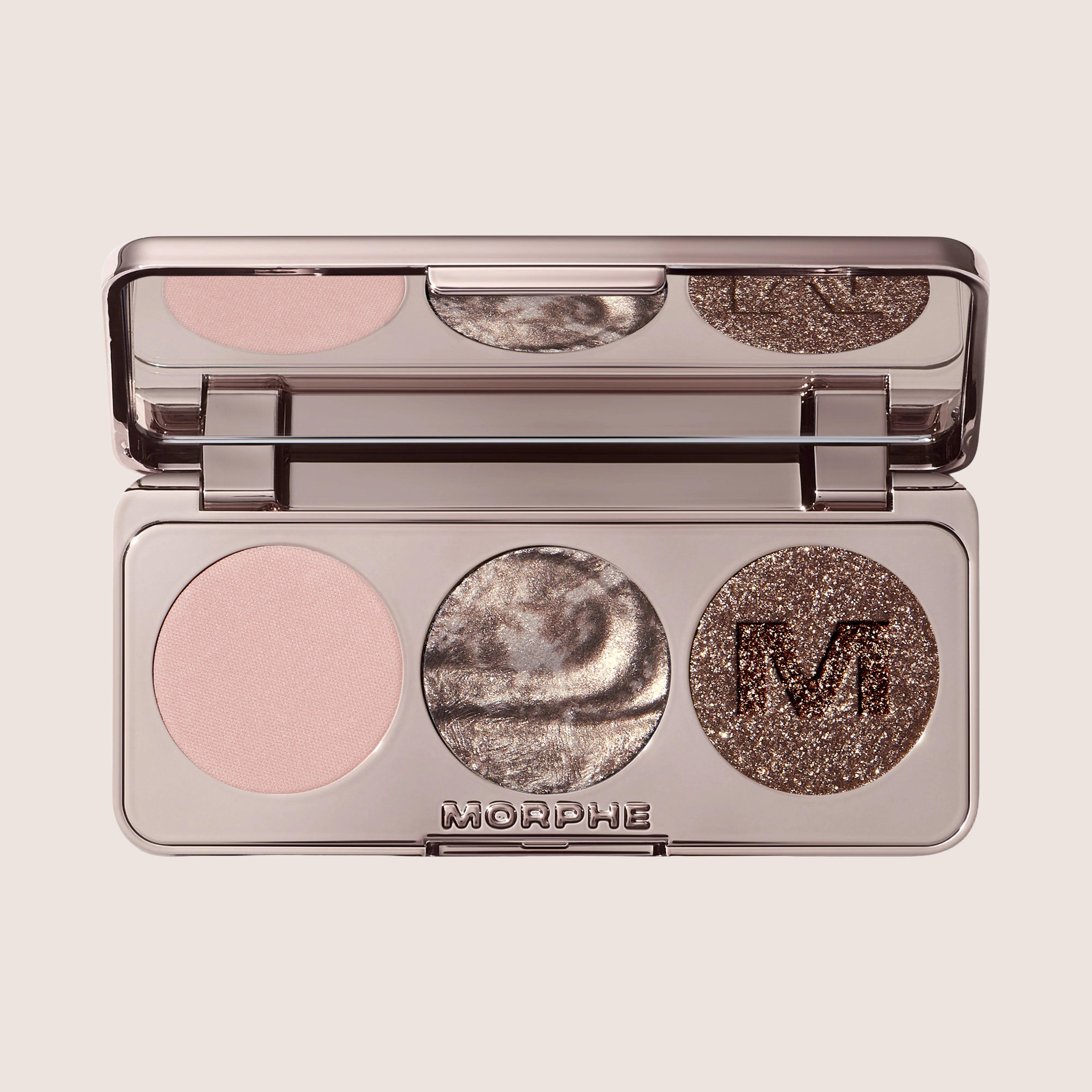 Morphe Dazzling Metallics Eyeshadow Trio Pigmented