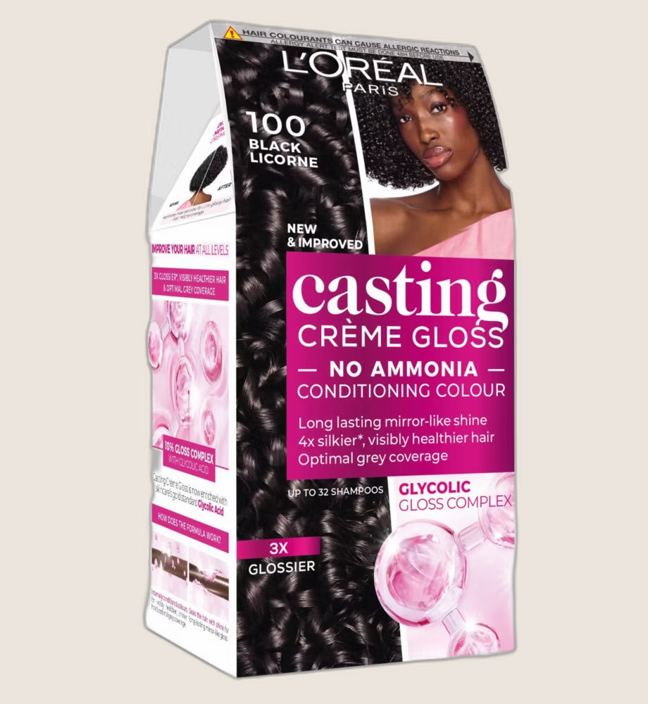 L'Oréal Paris Casting Crème Gloss 100 Black Liquorice
