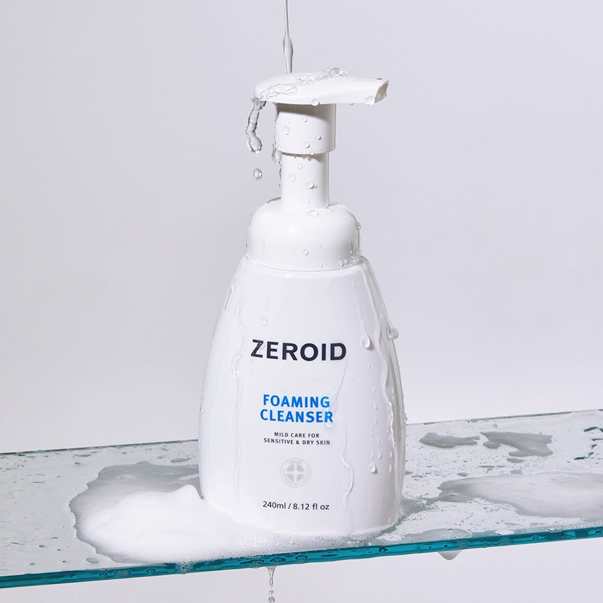 ZEROID Foaming Cleanser 240ml Refill Set (+Refill 240ml)