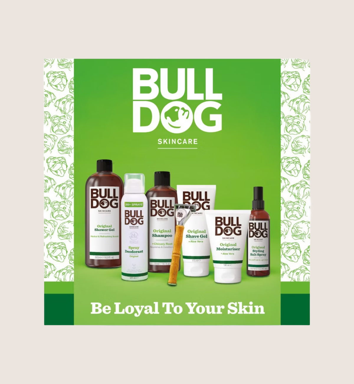 Bulldog Skincare Original Full Routine Set - 6 Piece Men's Grooming Kit